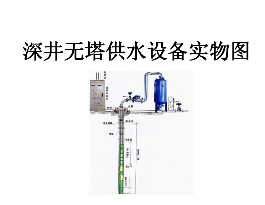 泉州晋江区井泵无塔式供水设备